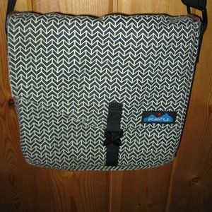 Kavu Black and White Crossbody Bag